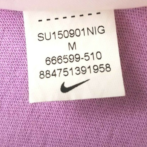 Nike M Purple Swirl Athletic Cut Graphic Tee - Picture 8 of 8